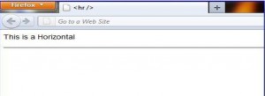 نمایش خط افقی در html