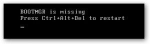 bootmgr error
